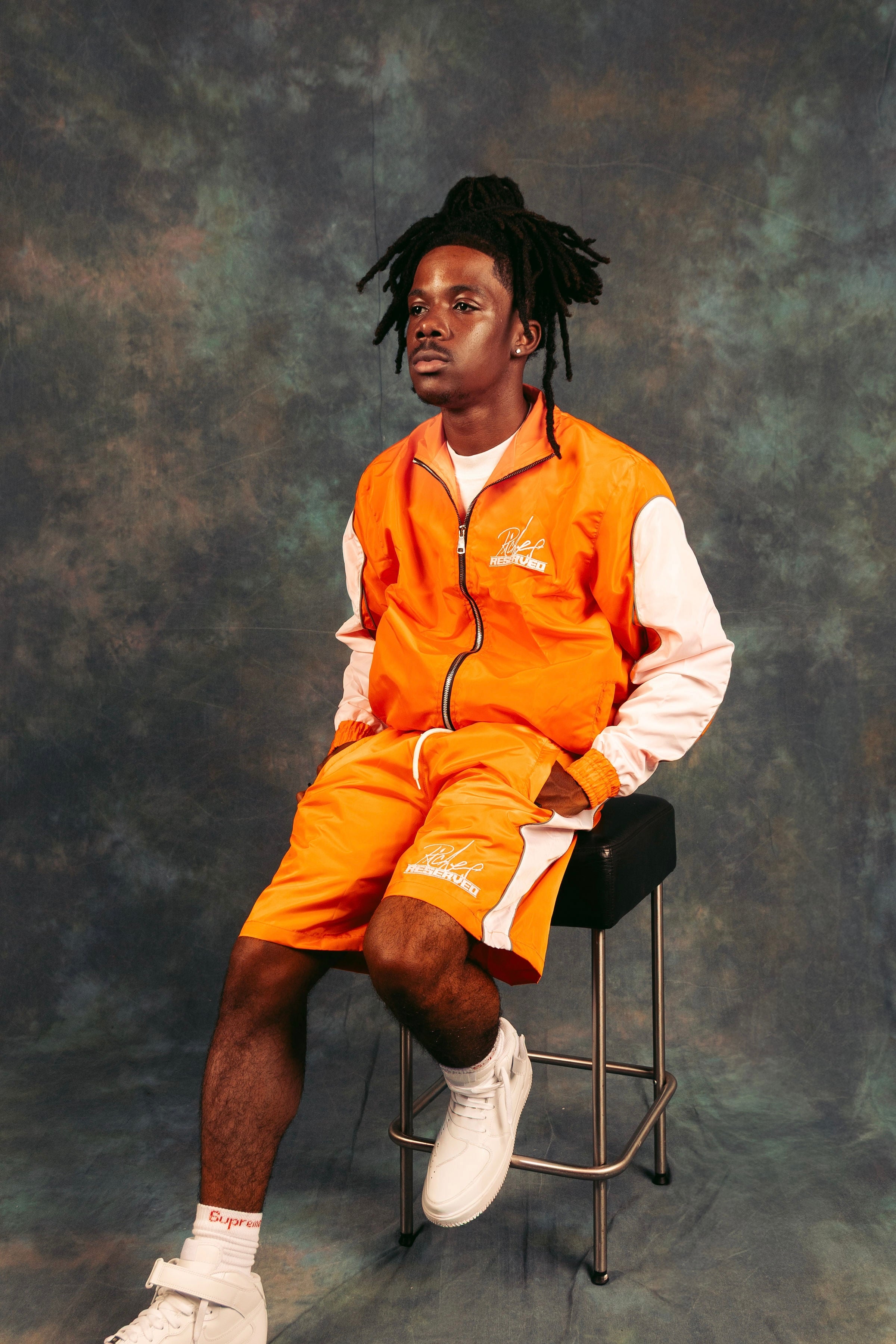 ORANGE RETRO TRACKSUIT